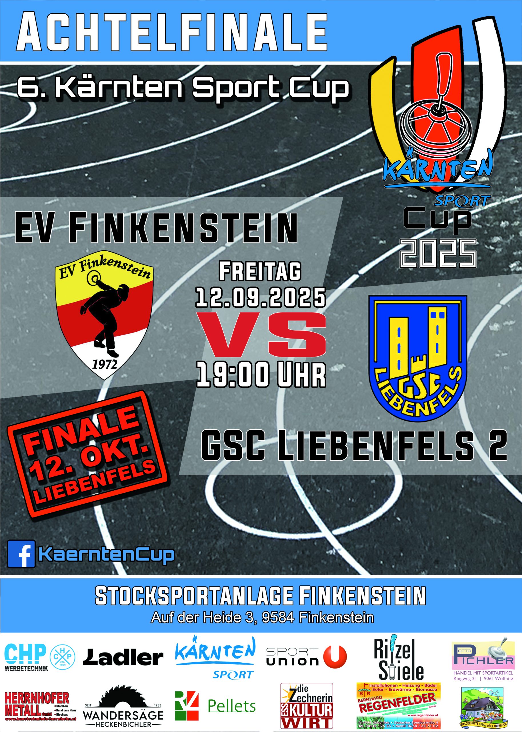 GSC Liebenfels 2 im Kärnten Sport Cup 2025 – Achtelfinale