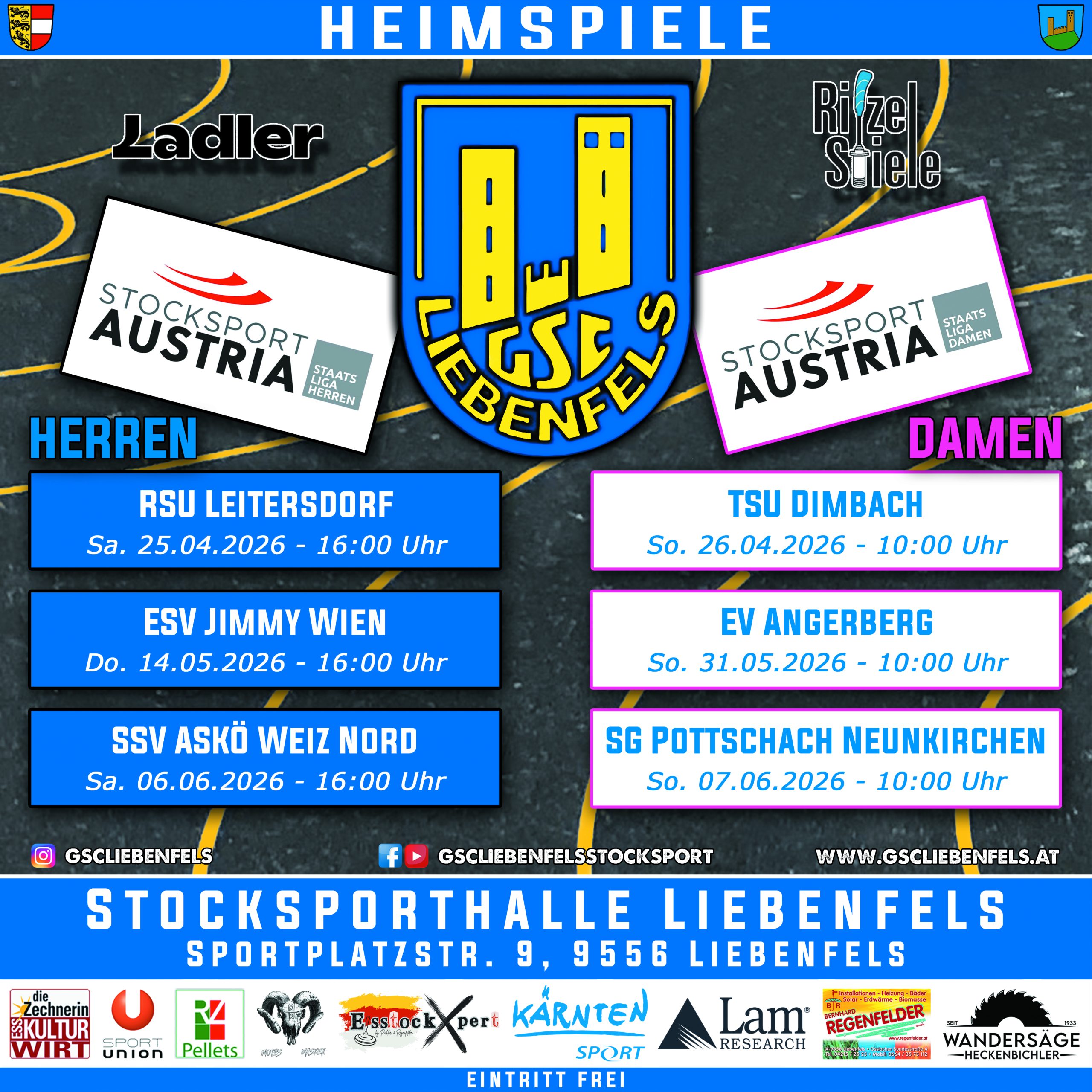 HEIMSPIELE 2026 – STOCKSPORT LIVE IN LIEBENFELS!