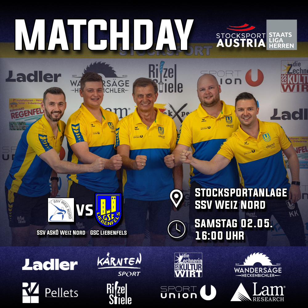 MATCHDAY – AUSWÄRTS IN WEIZ